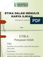 ETIKA PENULISAN KARYA ILMIAH, Aswin