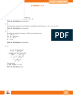 Matematica e Ciencias - 9° Ano - Caderno 2 - 2022 - Resoluções