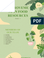 Improvement in Food Resources - Team3 9B