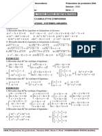 TD Equation Inequation Et Systeme