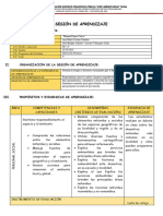 Sesión de Aprendizaje-Fenómeno Del Niño