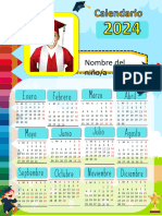 CALENDARIO Graduacion 2023 Editable