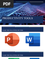 PRODUCTIVITY TOOLS [Recovered]