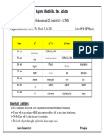 PB-2 DateSheet