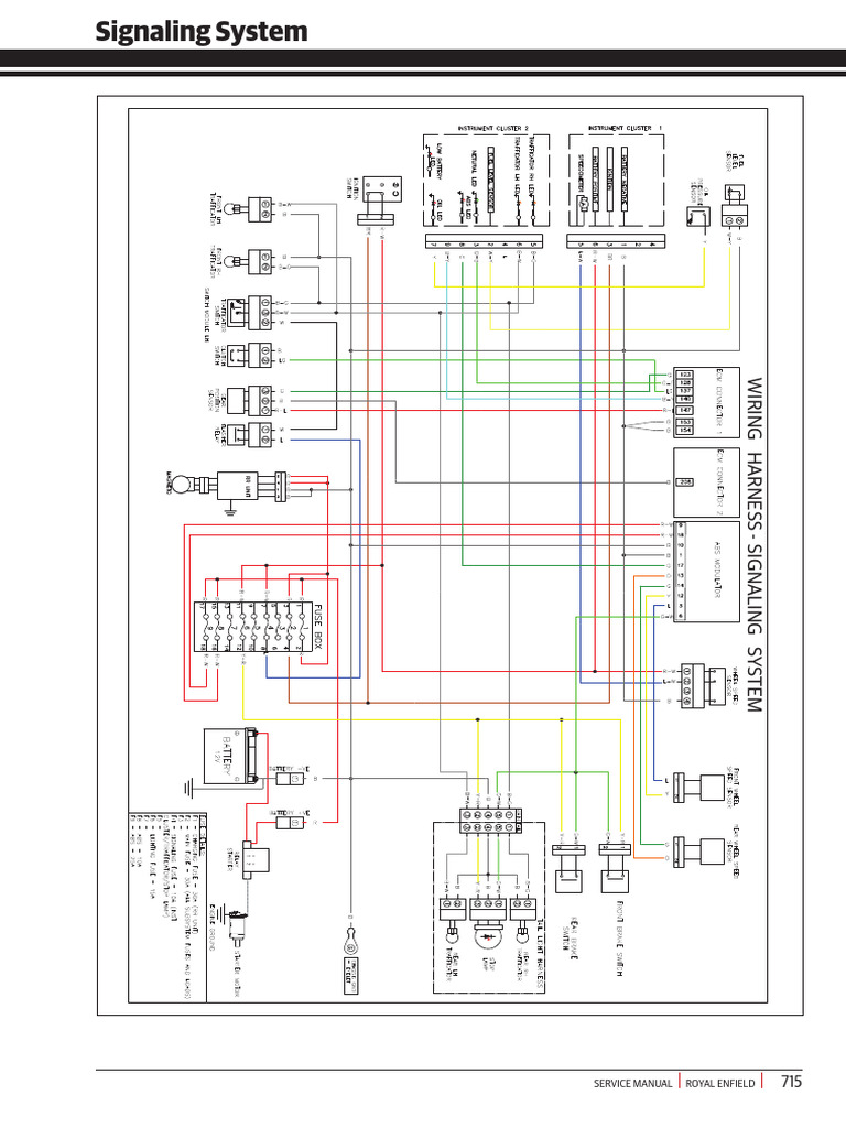 Royal Enfield Service Manual Wiring Signaling System | PDF