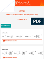 Books Chapter 2 Exponent Doubtnut Question Bank