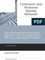 Consumer and Business Buying Behavior