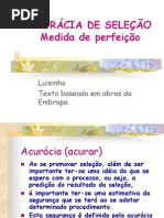 30-ACURÁCIA DE SELEÇÃO