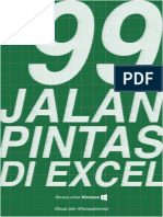 99 Jalan Pintas Di Excel by @farissahmmad