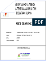 Shop Drawing Kel Benteng RT 001 RW 08