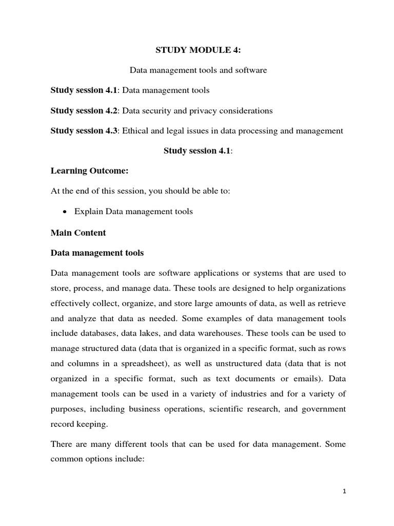 Study module 4 pdf