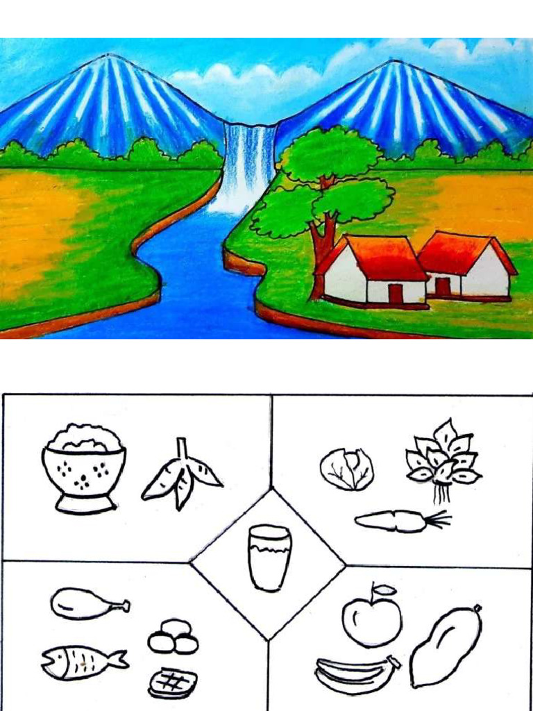 gambar gunung warna | PDF