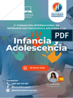 2° Formación Internacional en Intervención Psicológica Aplicada A La Infancia y Adolescencia