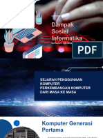 Dampak Sosial Informatika X