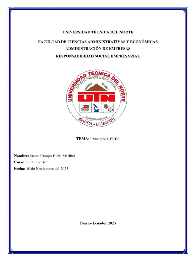 Isama Maribel 7moa Tarea CERES | PDF | Salud y bienestar | Ciencia y ...