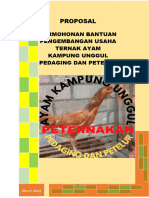 Proposal Bantuan Ternak Ayam