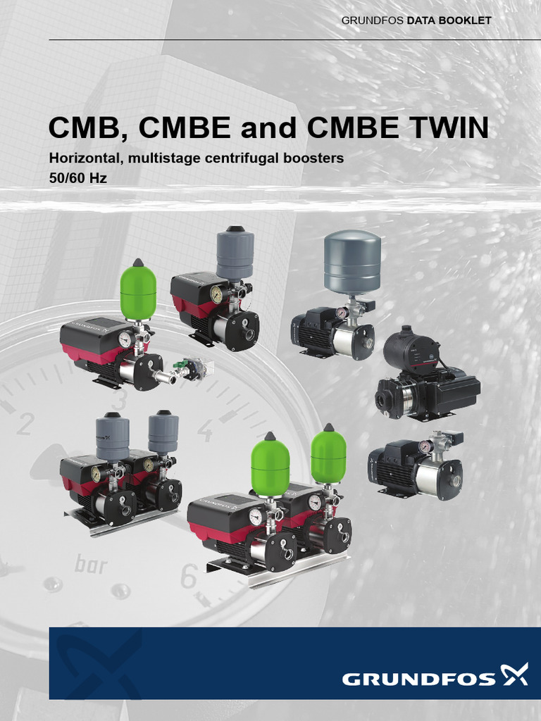 Grundfos CMBE Twin Pump Overview | PDF | Pump | Water