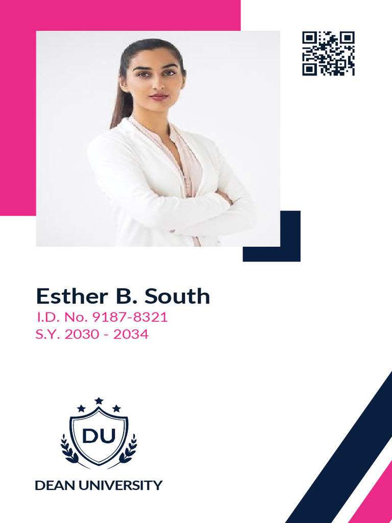 School id card template pdf