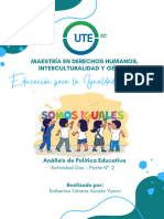 Análisis de Política Educativa