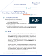 AEC 12 - Q1 - 0703 - SS2 Reinforcement - Socioeconomic Impacts of Business On International Trade