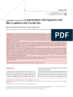 Subperiosteal Chin Augmentation With Hyaluronic Ac