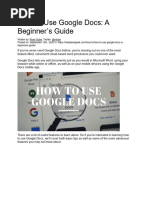 Googe Docs