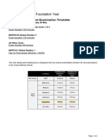 1-2023 A Examination Timetable - FINAL