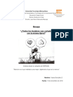 Ensayo ¿Todos los Hombres son cortados con la misma tijera?
