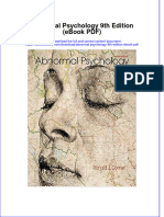 Abnormal Psychology 9th Edition Ebook PDInstant Download Abnormal Psychology 9th Edition Ebook PDF PDF Scribd