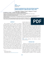 Accuracy of Methane Emissions Predicted From Milk Mid Infrar 2020 Journal of