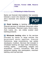Different Types of Banking in Indian Economy