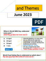 Days and Themes 2023 (May & June)
