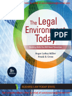 Ebook The Legal Environment Today, 9e Roger LeRoy Miller, Frank Cross