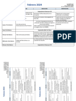 Calendario Febrero 2024