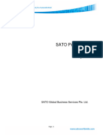 Sato Printer Api Reference Document