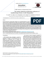 A Framework To Predict Energy Related Key Performance Indicators of Manufacturing Systems at Early Design Phase