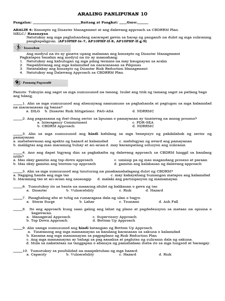 10 AP QRT 1 Week 4 Validated 3 | PDF
