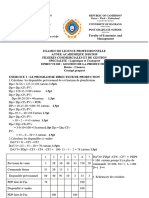 Proposition Production Licence S2 - Corrigé