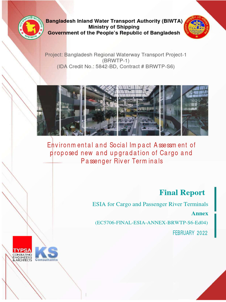 Eisa Report Pdf Environmental Impact Assessment Transport