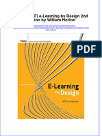Instant Download Ebook PDF e Learning by Design 2nd Edition by William Horton PDF Scribd