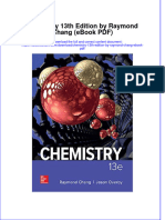 Instant Download Chemistry 13th Edition by Raymond Chang Ebook PDF PDF Scribd