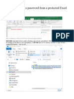 How To Remove A Password From A Protected Excel Worksheet