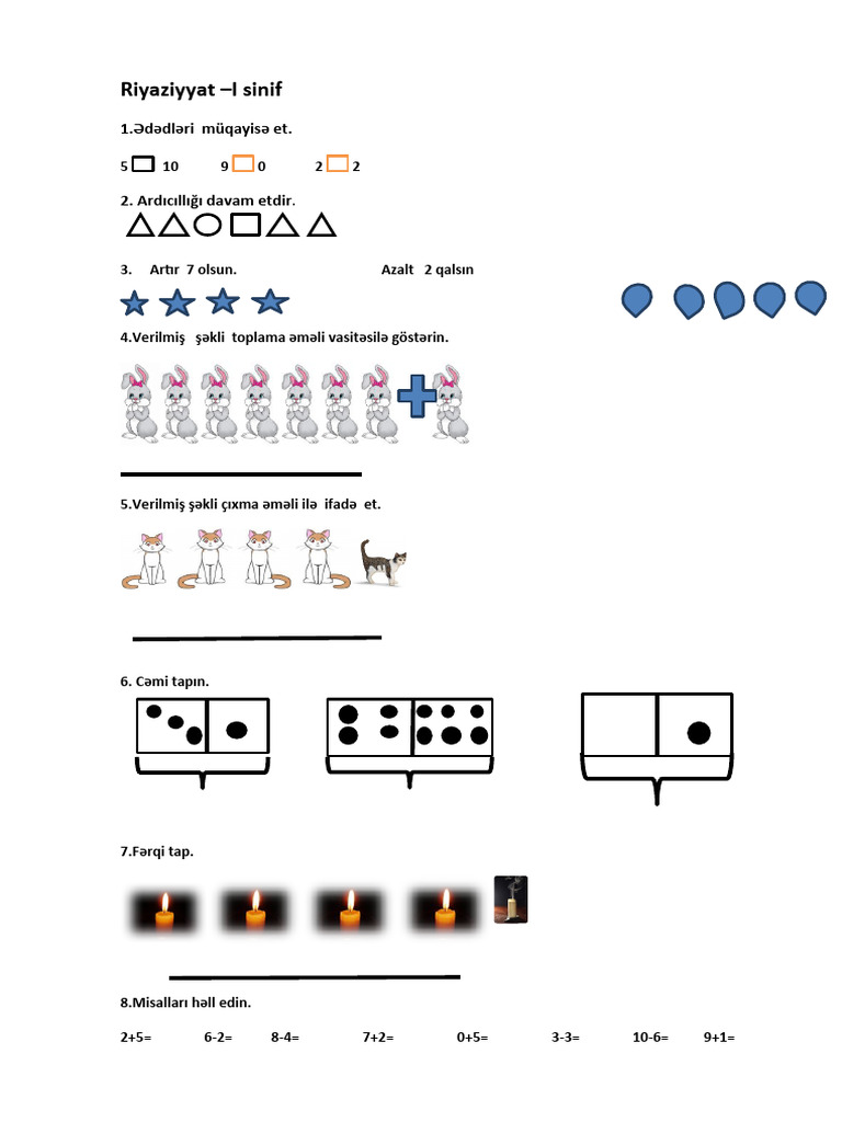 1 Ci Sinif Testler Pdf