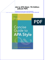 Concise Guide To Apa Style 7th Edition Ebook PDInstant Download Concise Guide To Apa Style 7th Edition Ebook PDF PDF Scribd