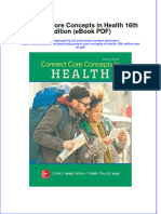 Instant Download Connect Core Concepts in Health 16th Edition Ebook PDF PDF Scribd