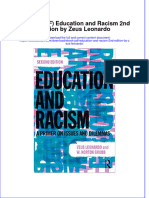 Instant Download Ebook PDF Education and Racism 2nd Edition by Zeus Leonardo PDF Scribd