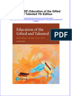 Instant Download Ebook PDF Education of The Gifted and Talented 7th Edition PDF Scribd