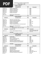UPLB BS Food Science & Technology Curriculum | PDF | Food Science | Science