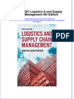 Full Download Ebook Ebook PDF Logistics and Supply Chain Management 5th Edition PDF