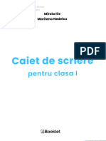 Caiet de Scriere - Clasa 1 - Mirela Ilie, Marilena Nedelcu